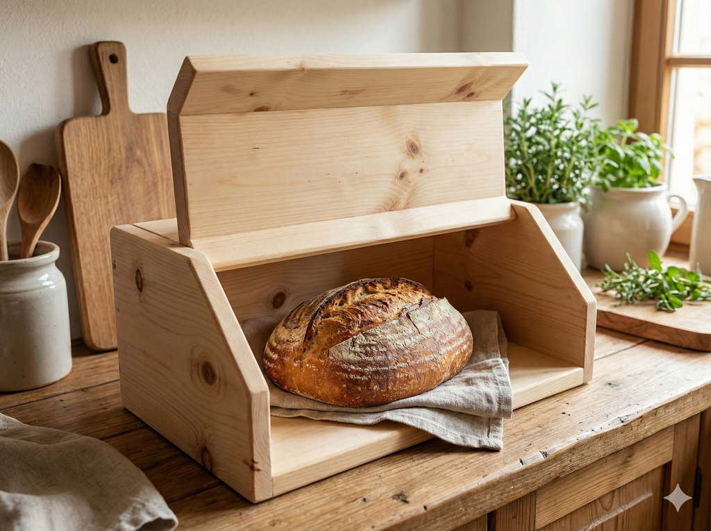 Zirbenbrotkasten 45 x 30 x 20 cm aus Tiroler Zirbenhoz gefertigt im Allgäu