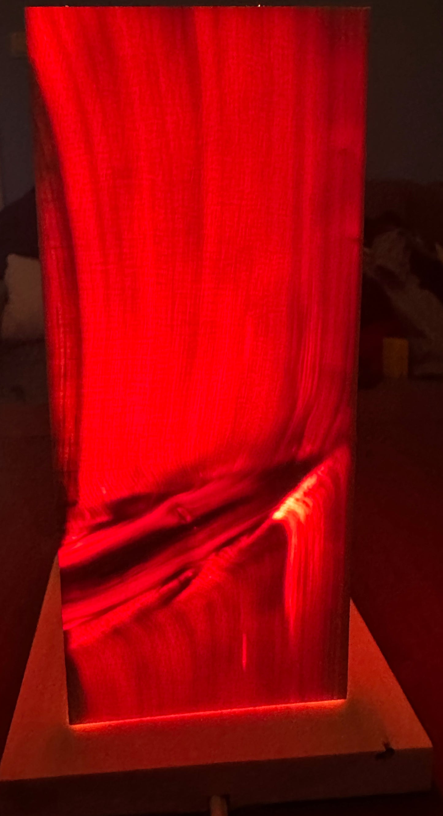 Zirbenlampe: Natürliches Leuchtholz mit Schalter und Stecker Model #01/2026