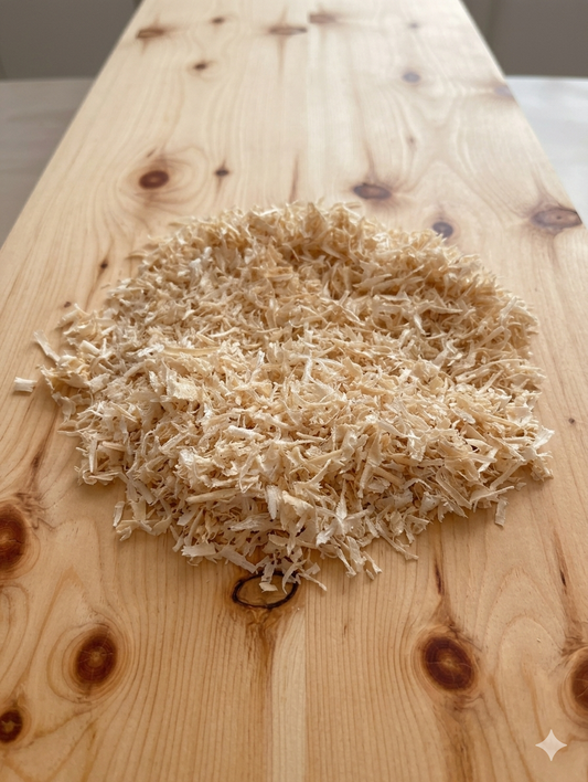 Swiss stone pine cushion 40x60 with sheep's wool and separate chamber with Swiss stone pine shavings and zipper