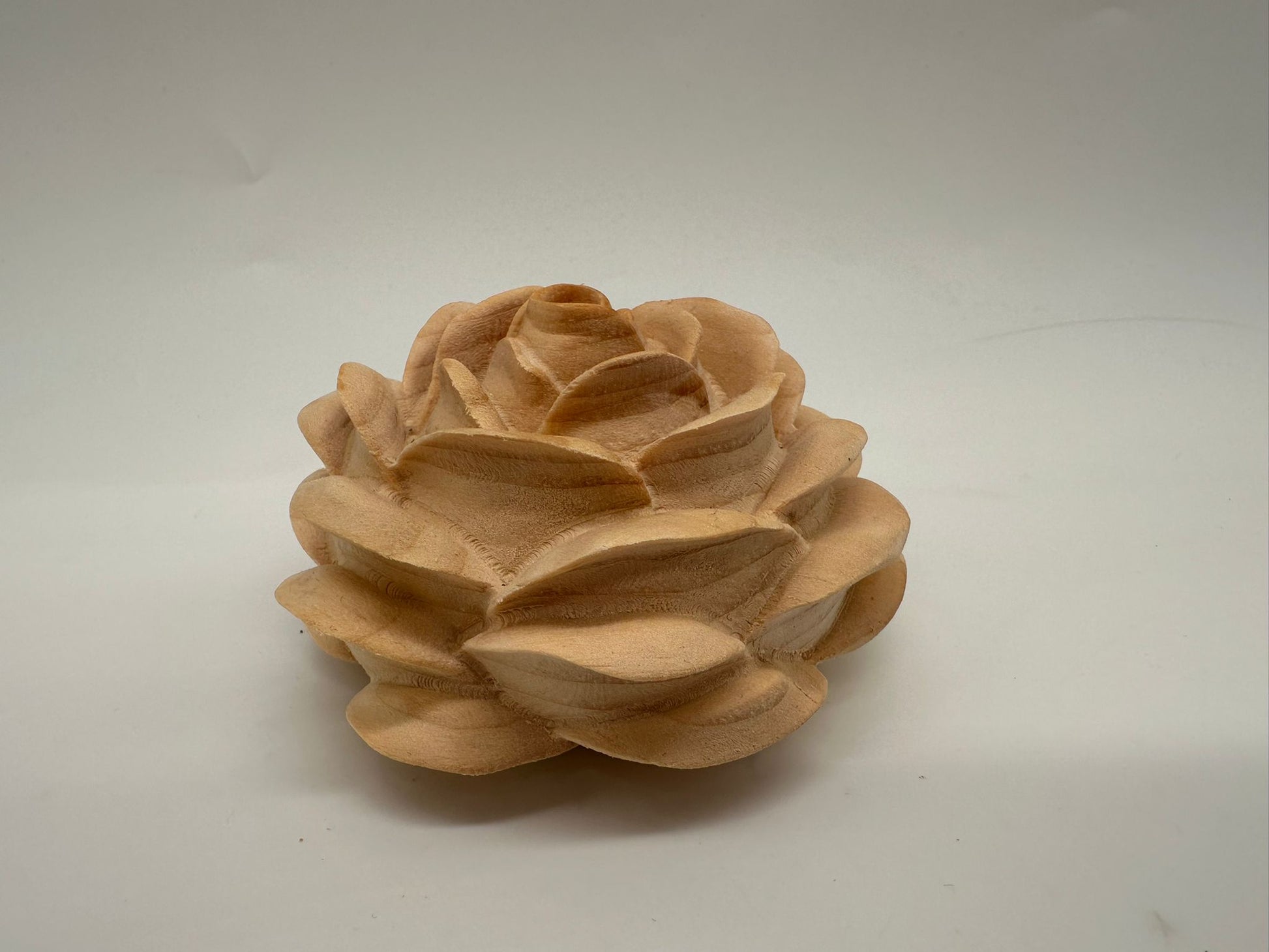 Zirbenrose offen aus Tiroler Zirbenholz